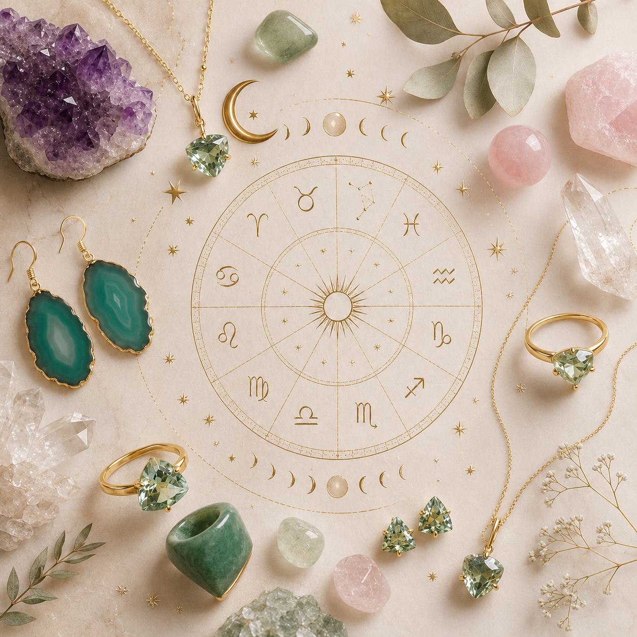 Znaki Zodiaku i Minerały: Jakie Kamienie Pasują do Twojego Znaku?