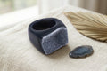 Ring Achat Druse Schwarz