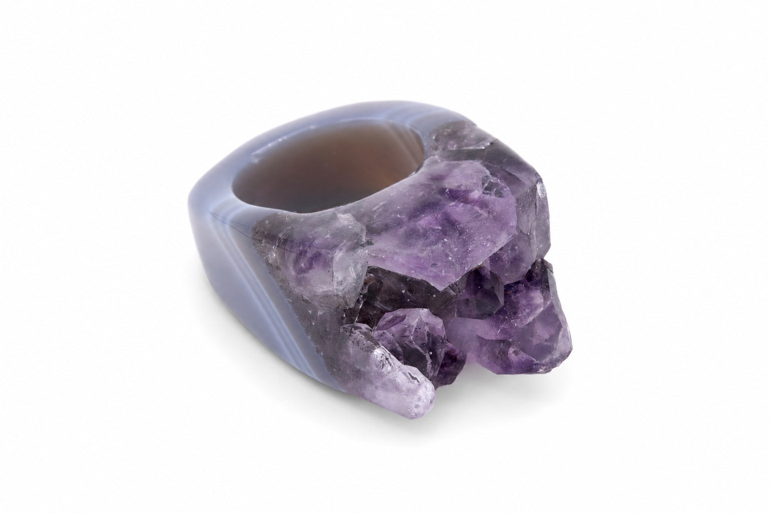 Ring Amethist Druza