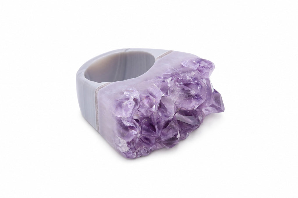Ring Ametyst Druse