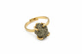 Bague Pyrite sur anneau
