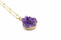 Naszyjnik Ametyst Druza