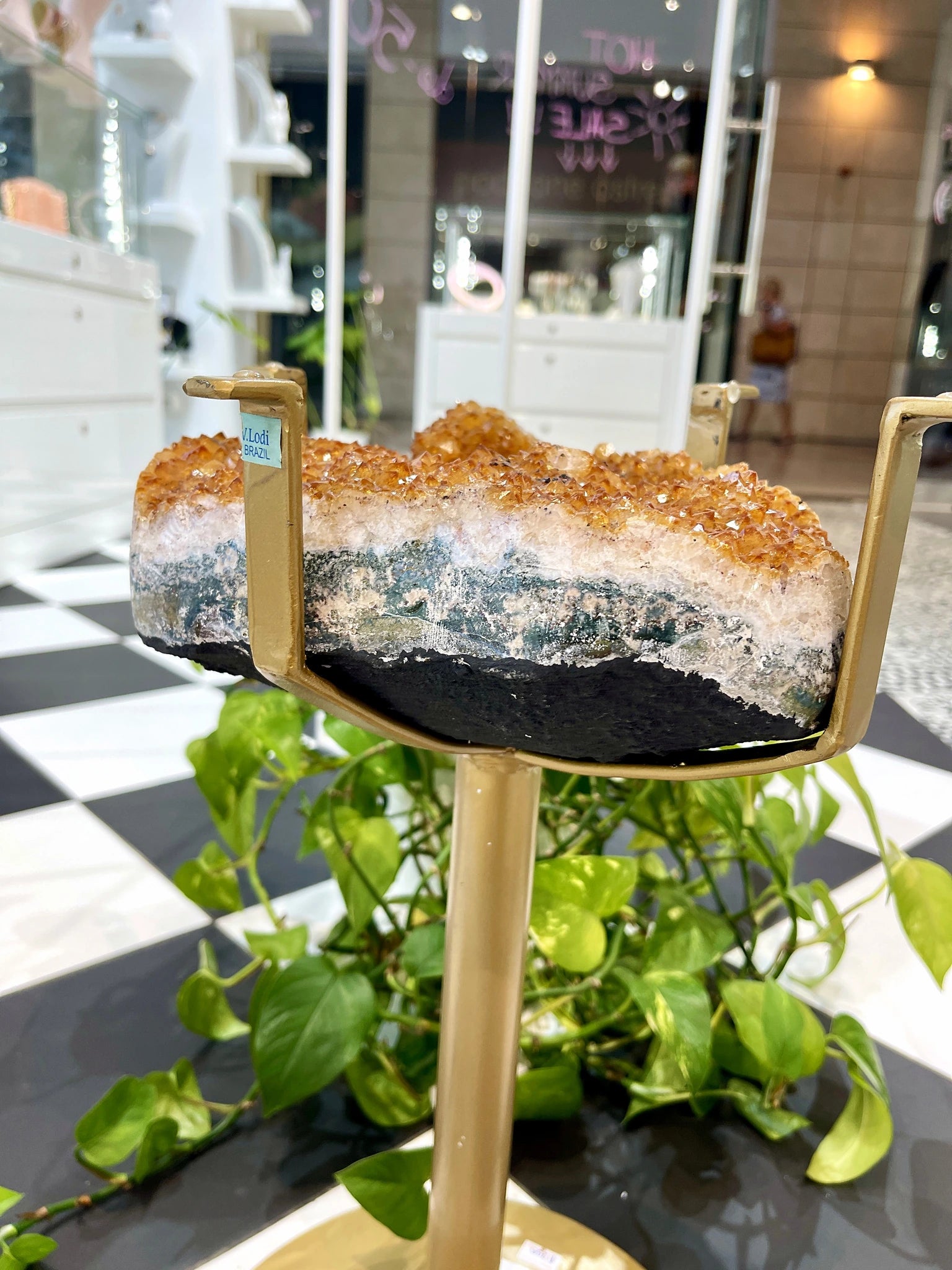Stolik z Cytrynem Druza 8,45kg nr. 243 — ujęcie 3 — biżuteria Brazi