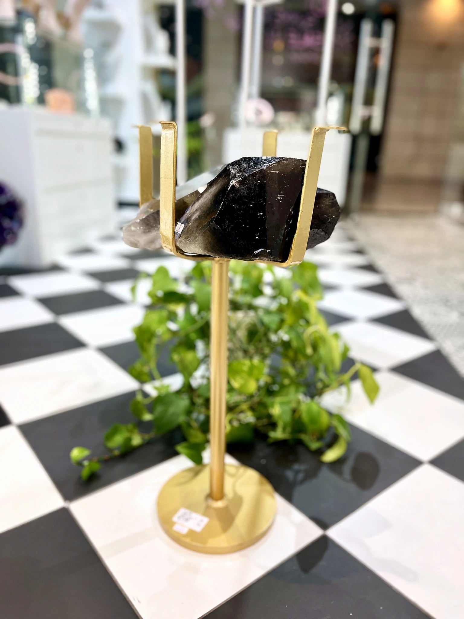 Stolik Kwarc Dymny Druza 11,2kg nr. 245 — ujęcie 2 — biżuteria Brazi