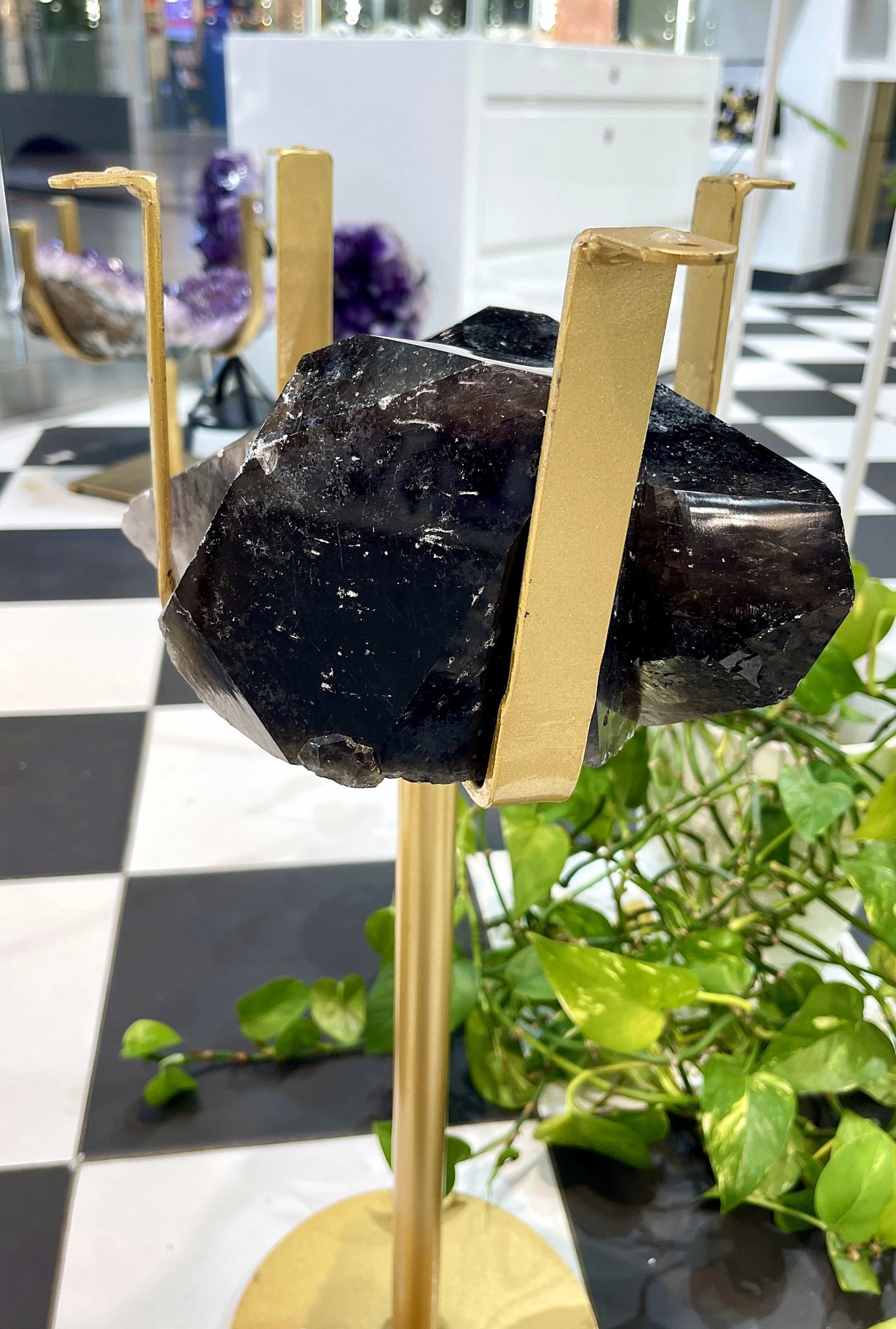 Stolik Kwarc Dymny Druza 11,2kg nr. 245 — ujęcie 3 — biżuteria Brazi