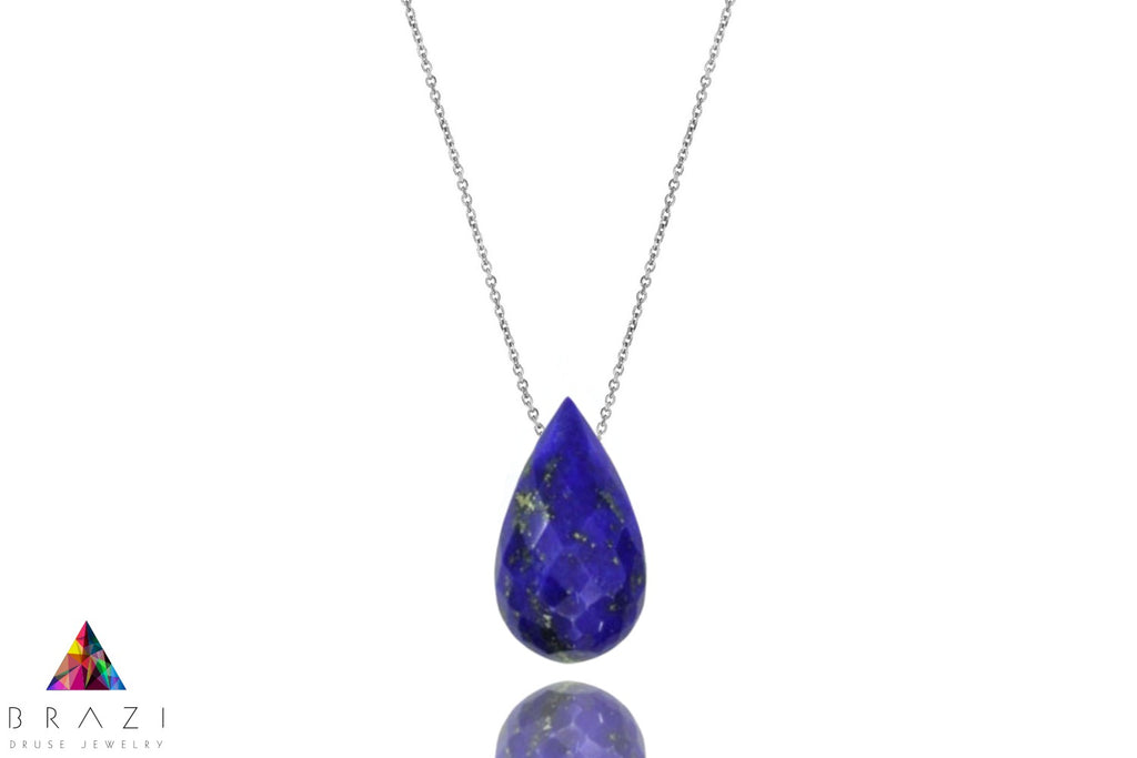 Naszyjnik Lapis Lazuli Kropla