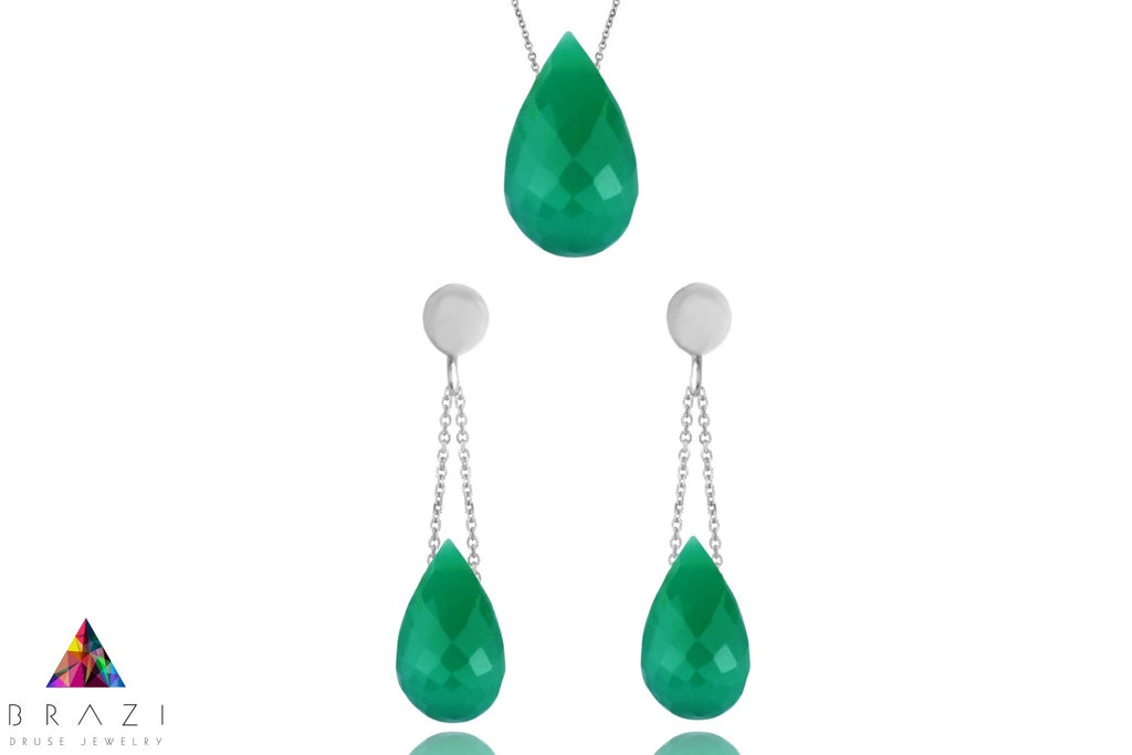 Komplet Chalcedon  Krople