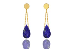 Lapis Lazuli Drops Earrings