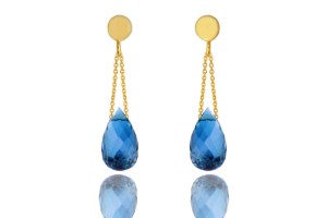 Topaz London Blue Drops Earrings