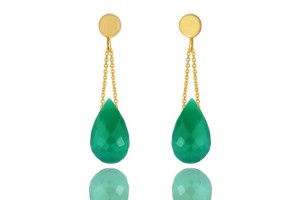 Chalcedony Drop Earrings