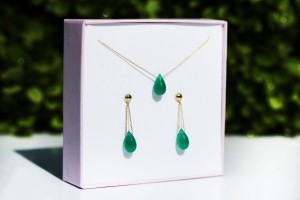 Komplet Chalcedon  Krople
