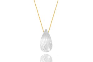 Mountain Crystal Drop Necklace