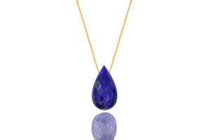 Lapis Lazuli Drop Necklace
