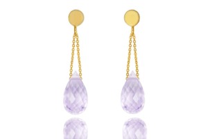 Amethyst Lilac Drops  Earrings (1)