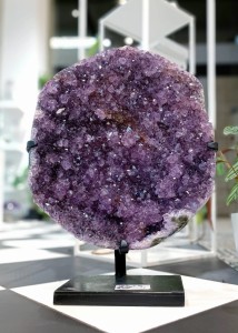 Amethyst on Black Base – Subtle Beauty of Nature