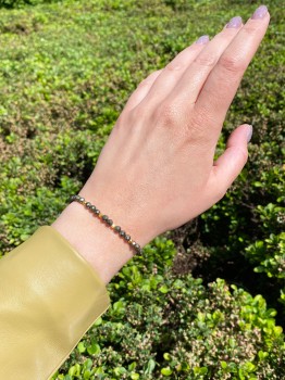 Elegancka bransoletka z Pirytu, Brazi Druse Jewelry.