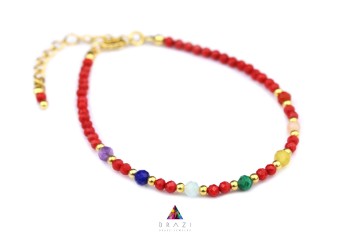 Bransoletka Koral Czakry