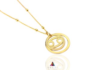Naszyjnik Zodiak Rak