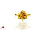 Pierścionek Cytryn 4 ct. Trylion złoto 585
