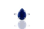 Pierścionek Lapis Lazuli 6 ct. Kropla