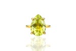 Pierścionek Kwarc Lemon 6 ct. Kropla