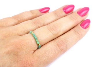 Pierścionek Szmaragd 