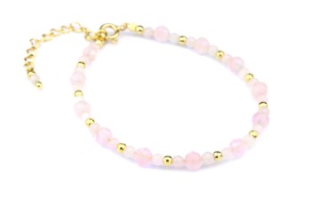 Bransoletka Kwarc Różowy 