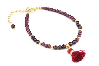 Bransoletka Granat Chwost 