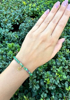 Bransoletka Rubin i Zoisyt Gwiazdka