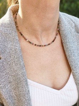 Naszyjnik Turmalin Kolorowy - Barwne Połączenie