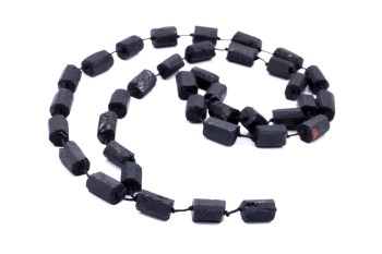 Naszyjnik Męski Turmalin Bryłki Mat z Przerwami