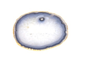 Podstawki agat czarne złocone