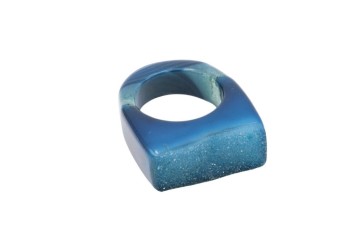 Pierścionek Agat Druza morski rozmiar 21