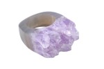 Pierścionek Ametyst Druza rozmiar 18