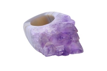 Pierścionek Ametyst Druza rozmiar 15