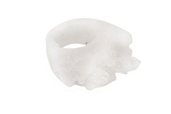 Pierścionek Kryształ Górski Szczotka rozmiar 21