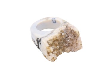 Pierścionek Agat Naturalny Exclusive rozmiar 18