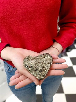 Piryt z Peru serce nr. 191