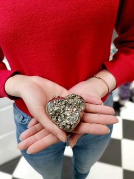 Piryt z Peru serce nr. 194