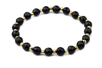 Bransoletka Turmalin Czarny 