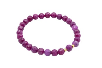 Bransoletka Rubin Lew