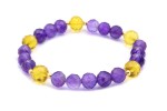 Bransoletka Ametyst i Cytryn