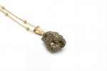 Naszyjnik Piryt Surowy Bryłka