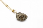 Naszyjnik Piryt Surowy Bryłka