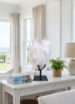 Szczotka kryształ górski na podstawce nr. 170 - aranżacja wnętrza