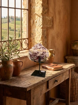 Kolorowy Turmalin na podstawce nr. 241 - aranżacja wnętrza