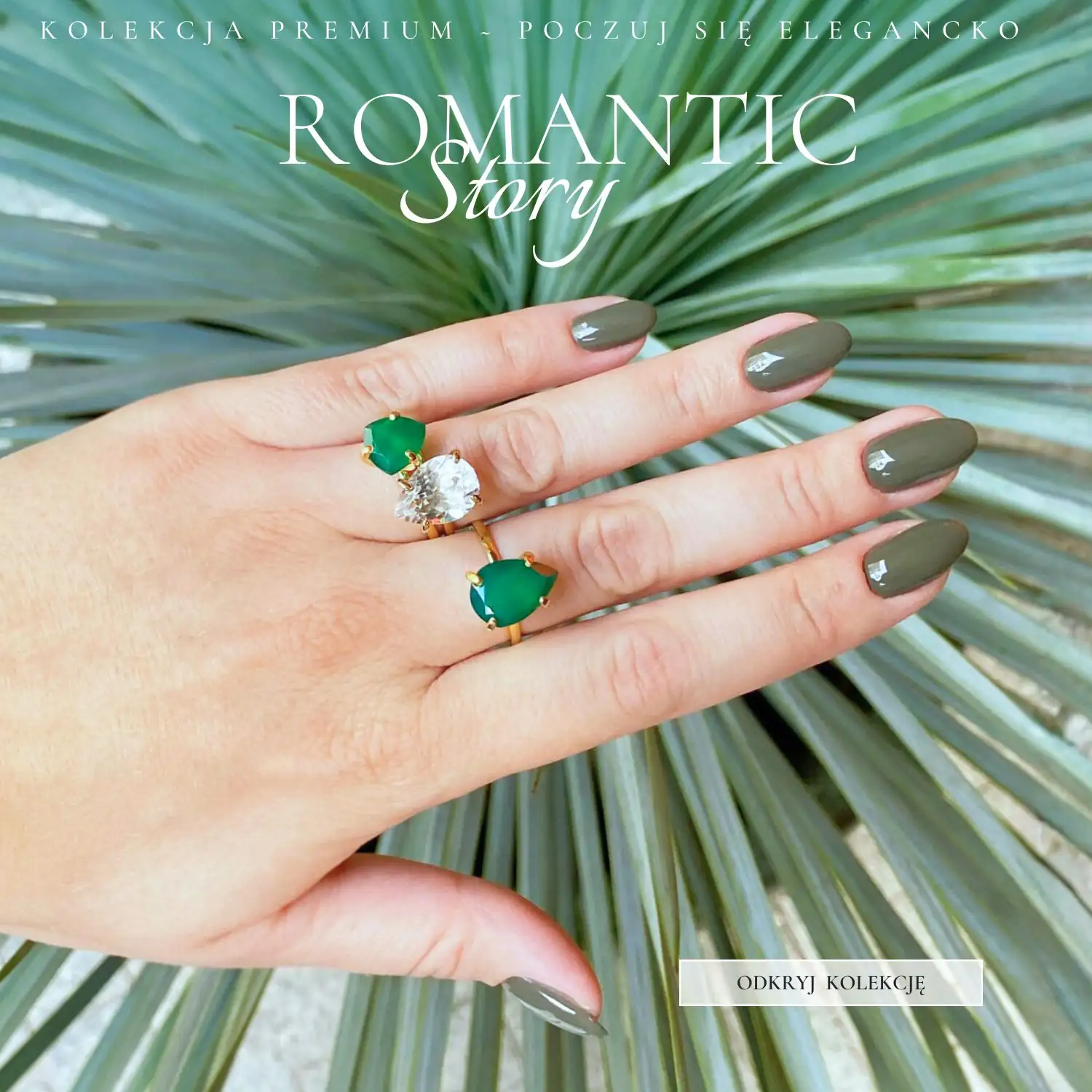 Romantic Story – kolekcja delikatnych naszyjników i pierścionków z naturalnymi kamieniami