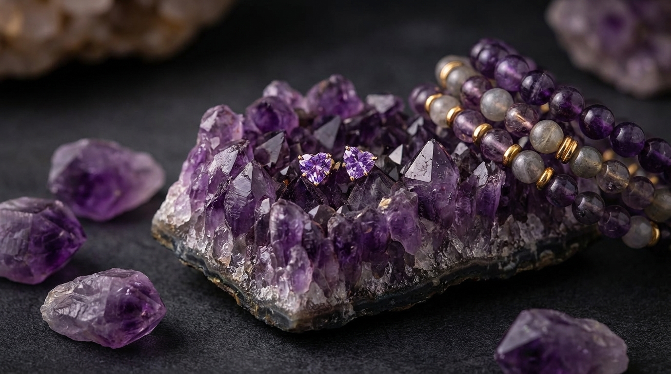 Surowy i oszlifowany malachit w naturalnym świetle