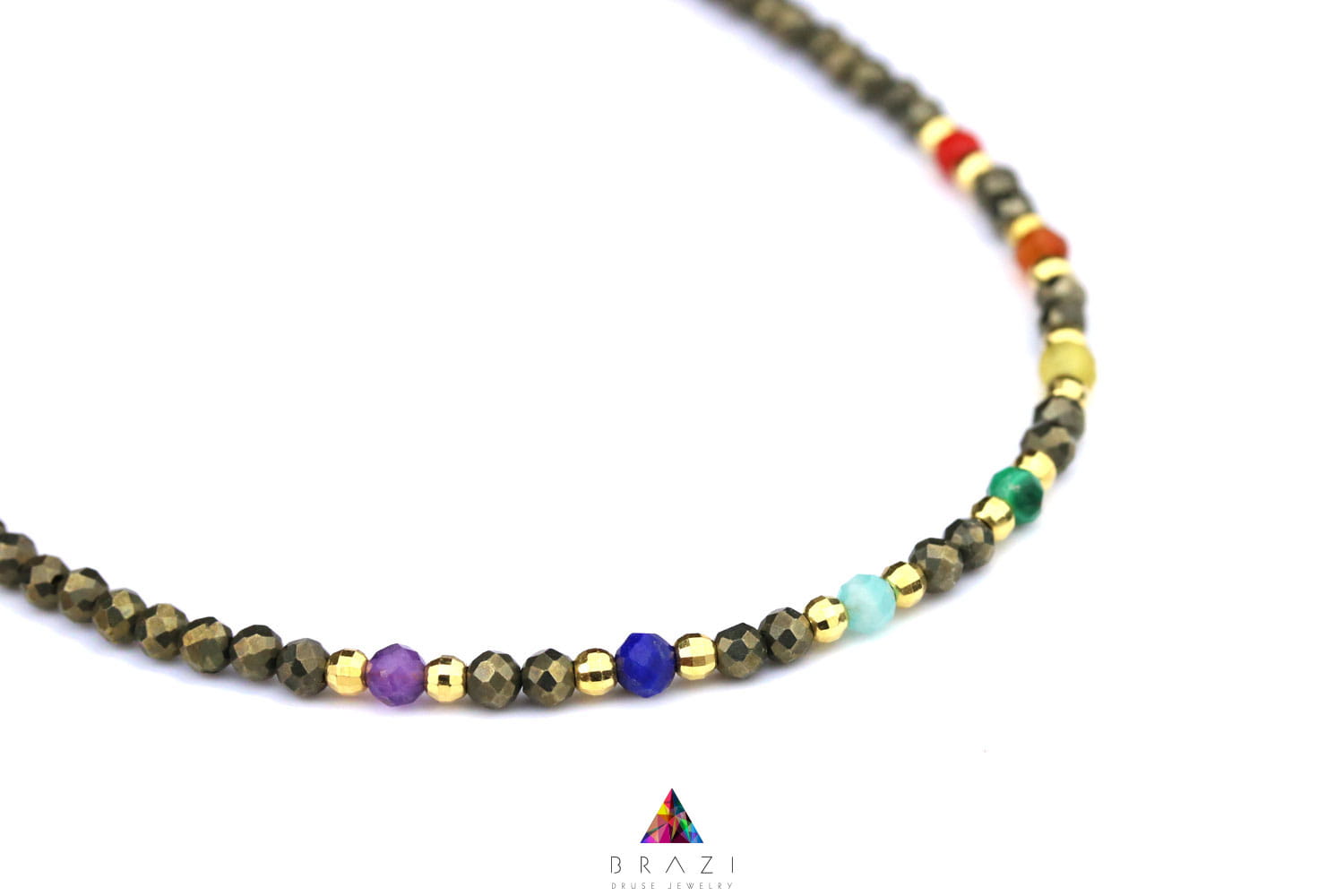 Naszyjnik Piryt Czakry