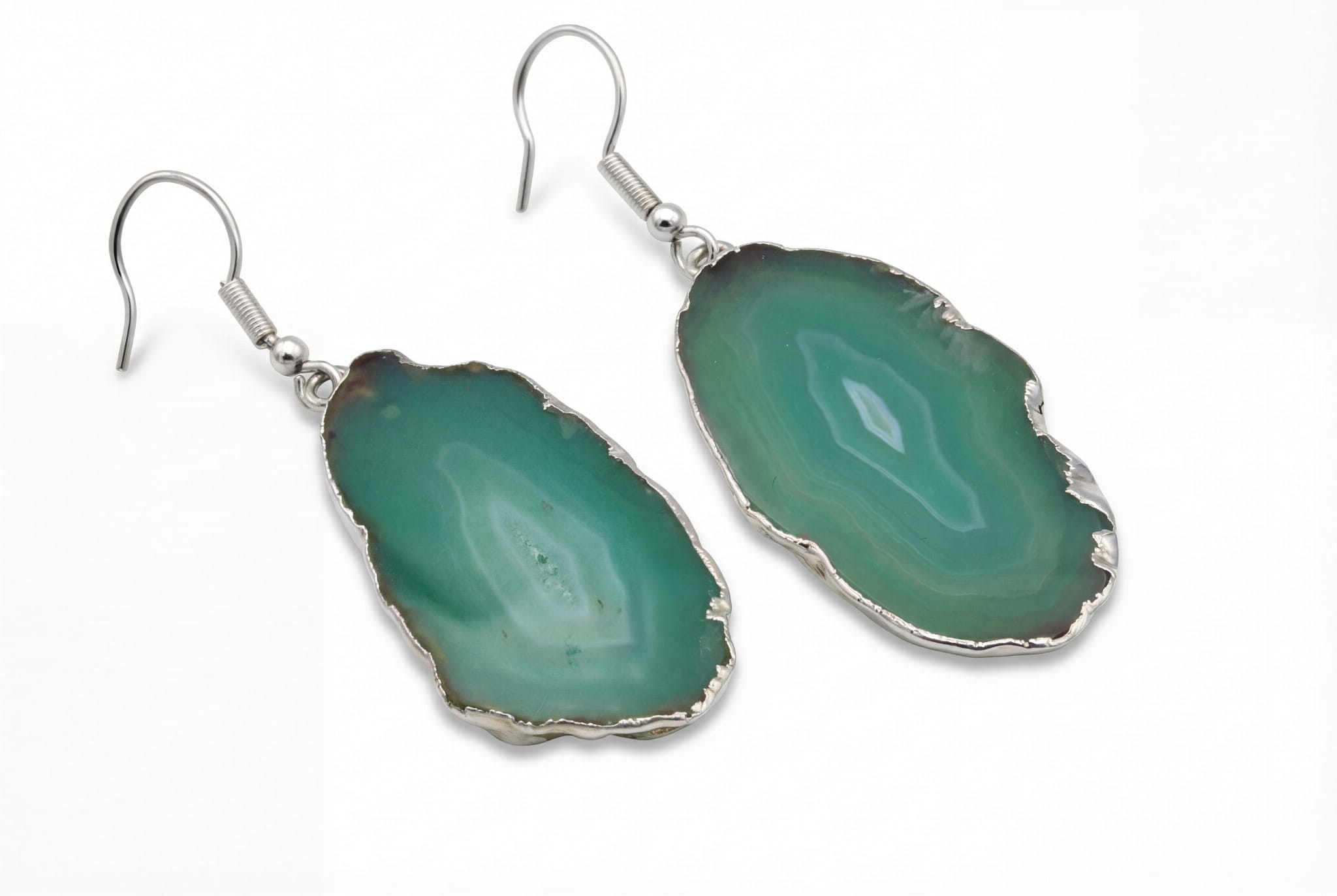 Kolczyki Agat Plaster